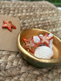 Image 2 of Estrellas del Mar – Clay Earring Duo 