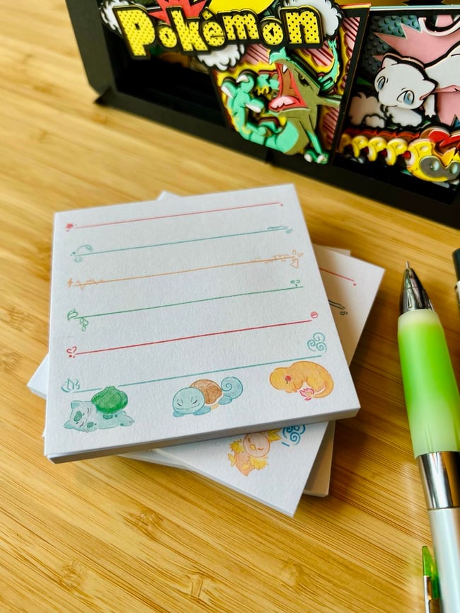 Pokemon Notepads