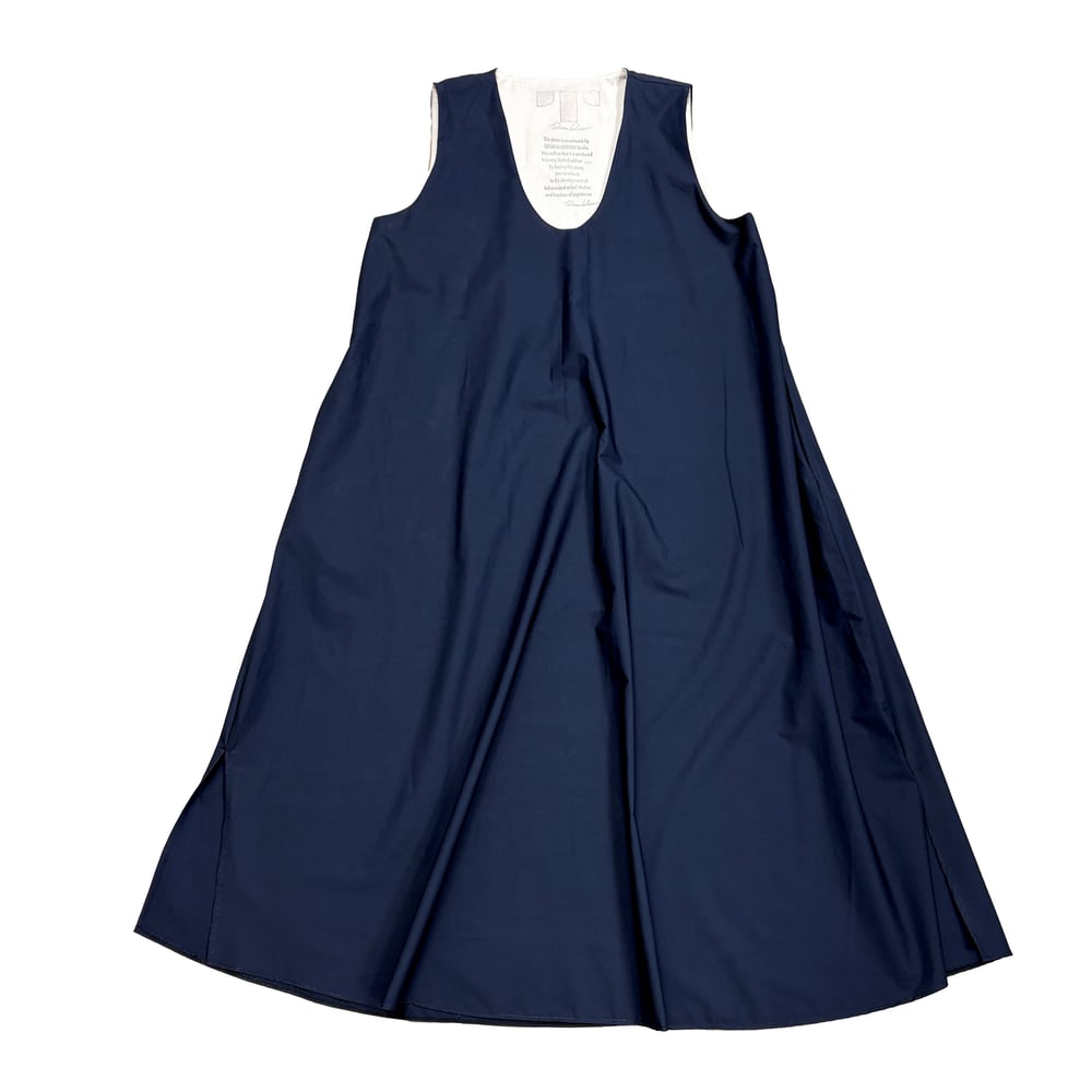 Image of SOFT COTTON FLARED DRESS