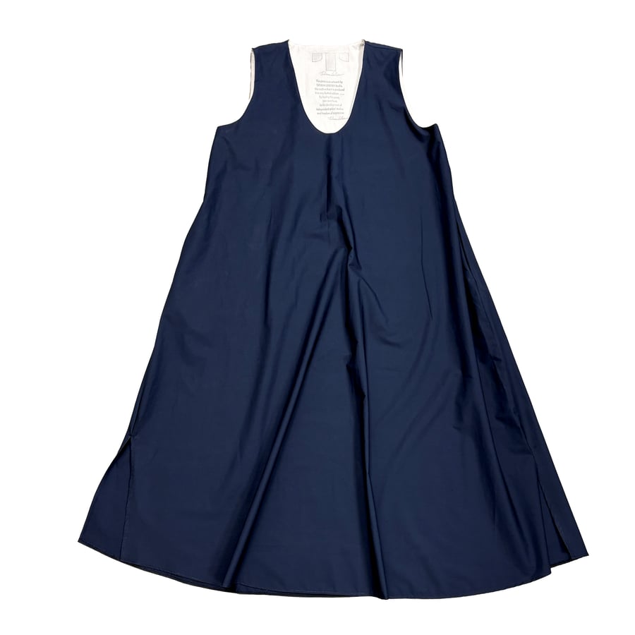 Image of SOFT COTTON FLARED DRESS