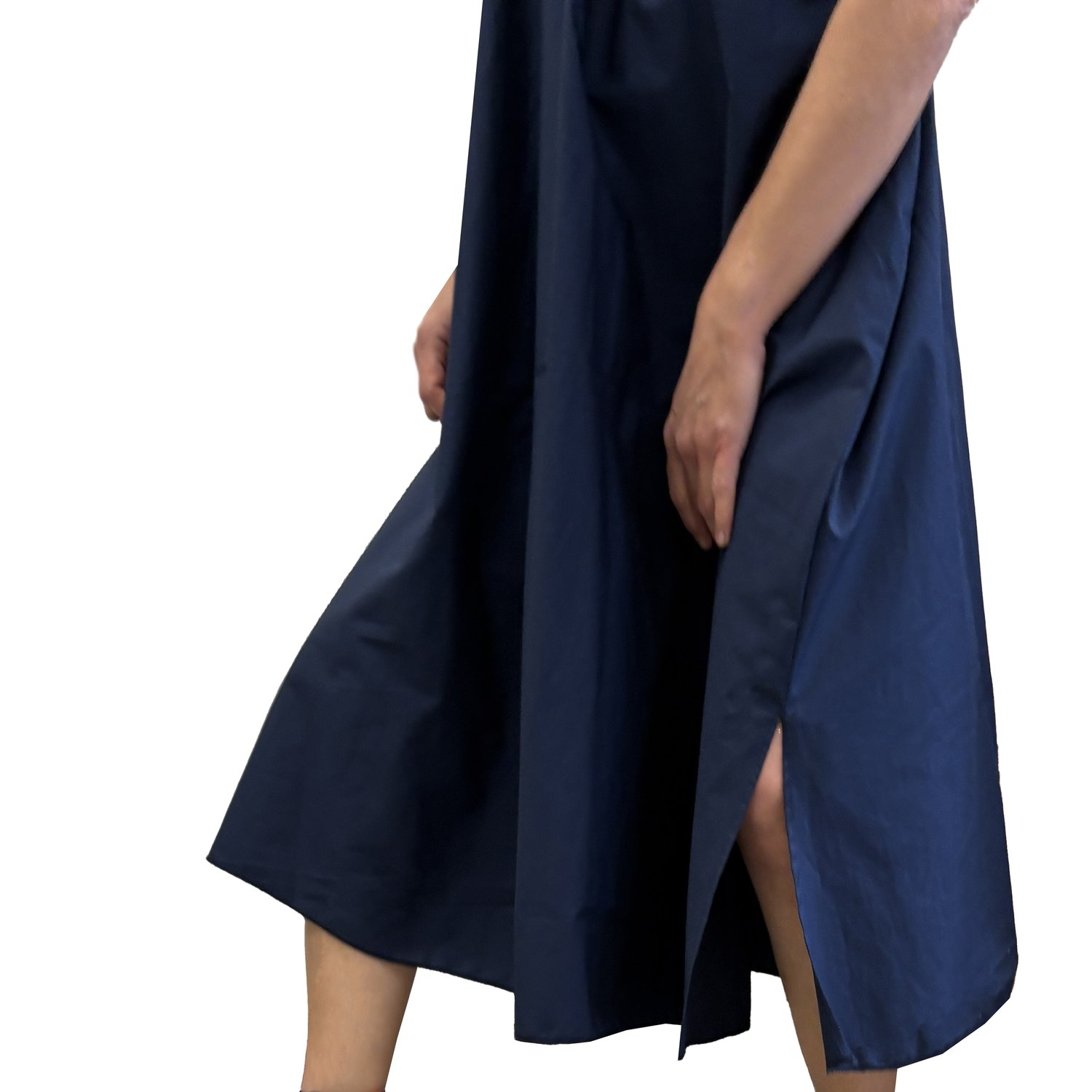 Image of SOFT COTTON FLARED DRESS