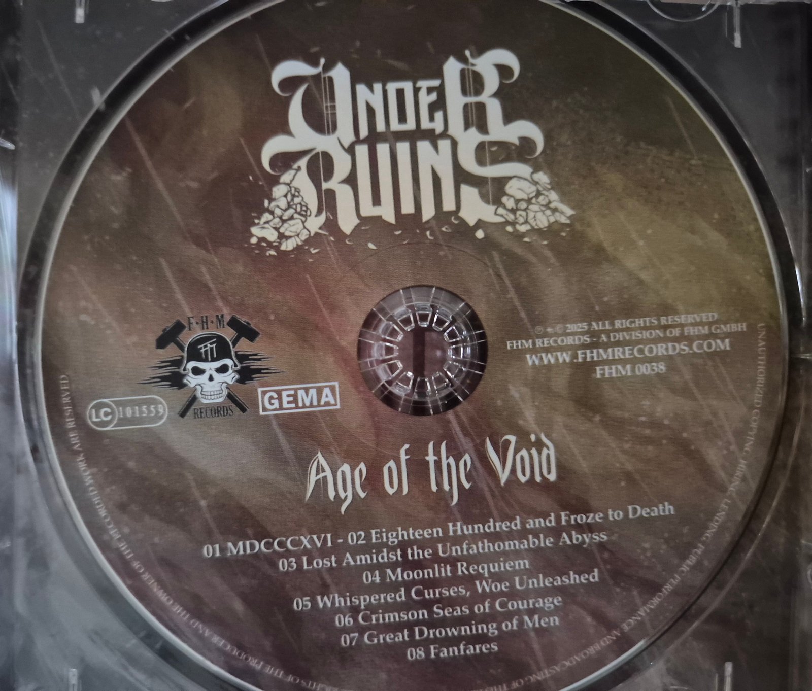 Under Ruins- Age of the Void | FHM Records