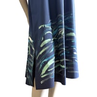 Image 5 of FLARED DRESS WITH "WAVES" PAINTING