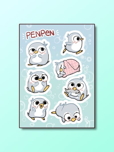 Image of Penpen Sticker Sheet