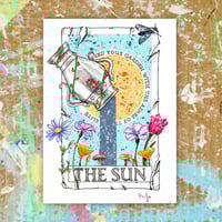 Image 1 of Feed your garden- Tarot card print in A4 or A5