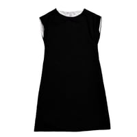 Image 1 of SHORT-SLEEVED COTTON DRESS WITH ABSTRACT PAINTING