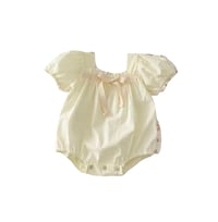 Image 3 of Everly Eyelet Bubble - French Floral / Linen