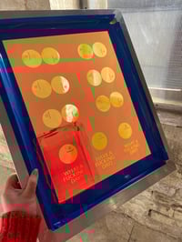 Image 2 of  'Have A Fucking Day!' A5  Red on Cream Limited Hand-Pulled Screen Print