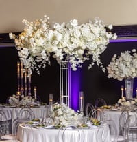 Giant Circle Top  shape flower Centerpiece 