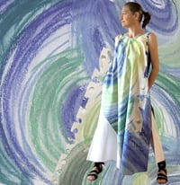 Image 2 of SLEEVELESS DRESS IN ORGANIC COTTON