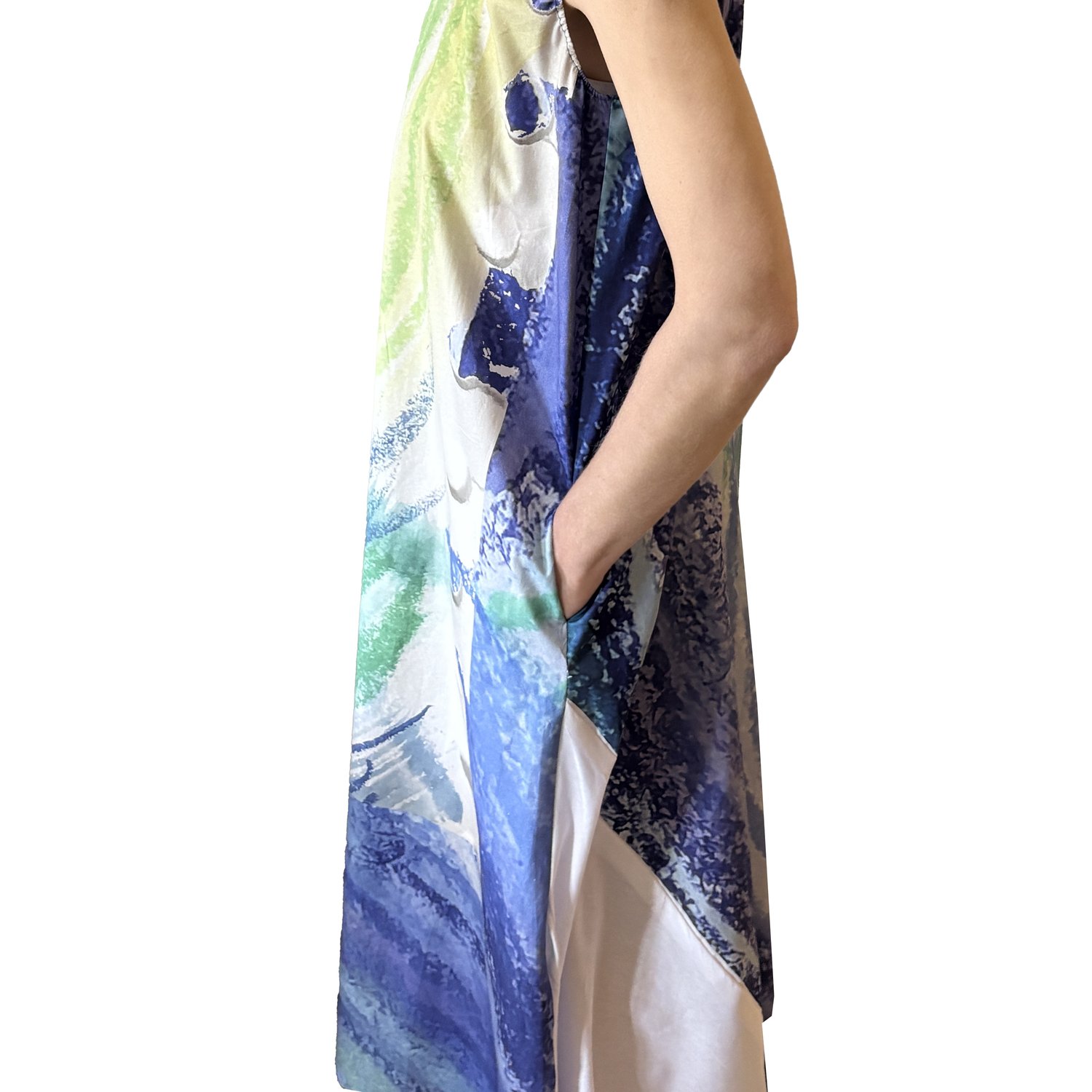 Image of SLEEVELESS DRESS IN ORGANIC COTTON