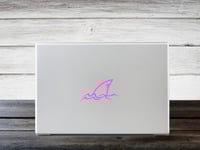 Image 3 of Shark Fin Window Decal, Car, Laptop, Waterproof Vinyl Sticker