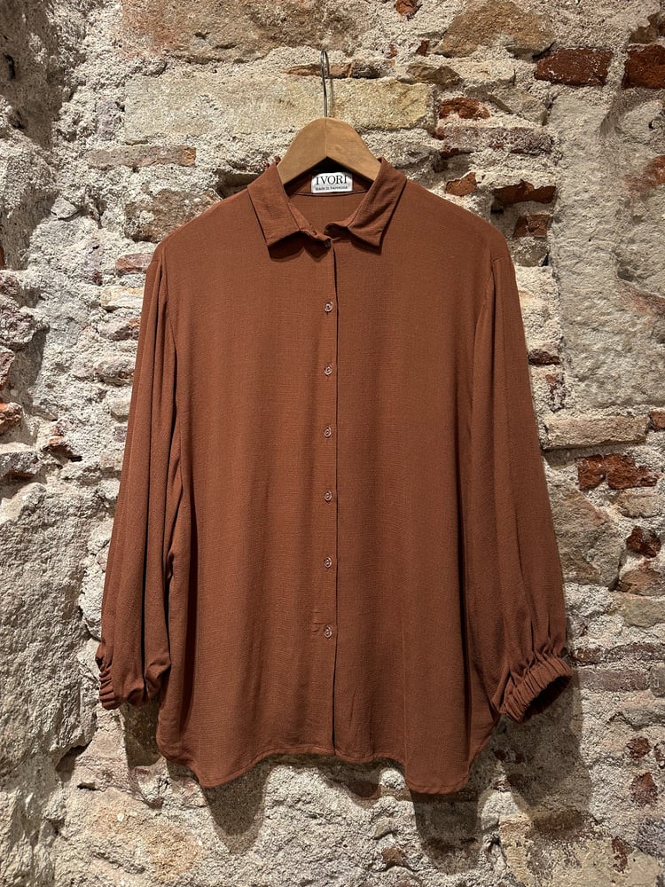 Image of NINES brown shirt IVORI