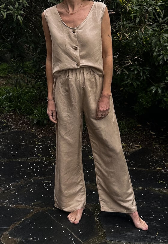 Image of BETH pants Bone IVORI