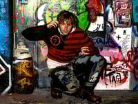 Image 9 of Killstar Marilyn Manson cropped jumper with skulls