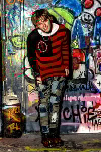 Image 12 of Killstar Marilyn Manson cropped jumper with skulls