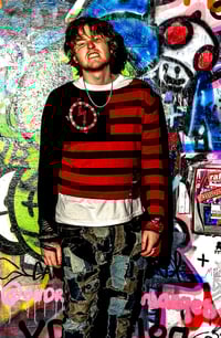 Image 2 of Killstar Marilyn Manson cropped jumper with skulls