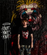 Image 11 of A3 Negative Rhinestone Skull (Red) Artwork or T shirts