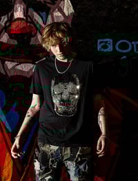 Image 15 of A3 Negative Rhinestone Skull (Black ) Artwork OR T shirt