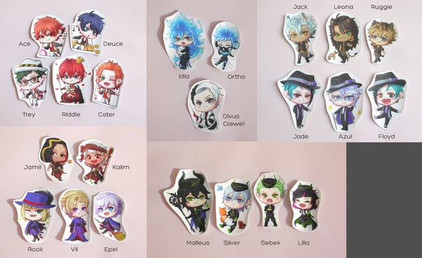 Image of Twisted Wonderland Stickers