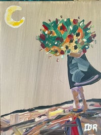 Image 3 of Mixed Media Drawing on Canvas