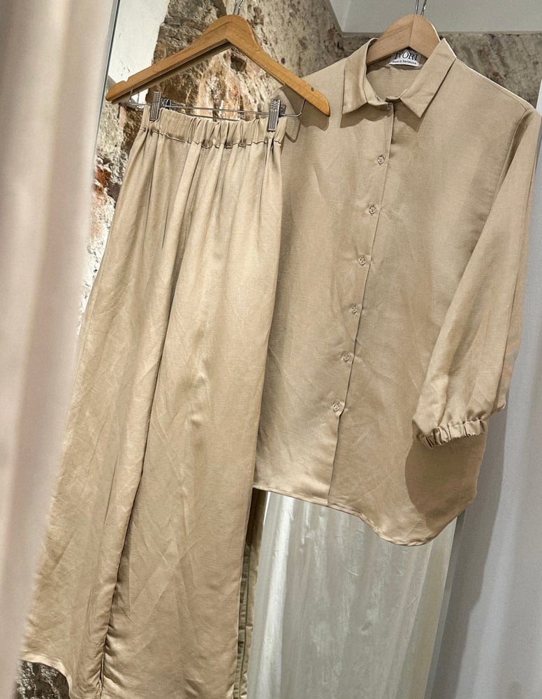 Image of BETH pants Bone IVORI
