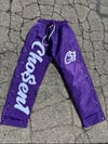 Track pants -Purple