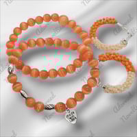 Image 9 of Cat Eyez Duo with Matching Bead Wrapped Earrings
