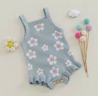 Image 3 of Henley Knit Romper - Daisy