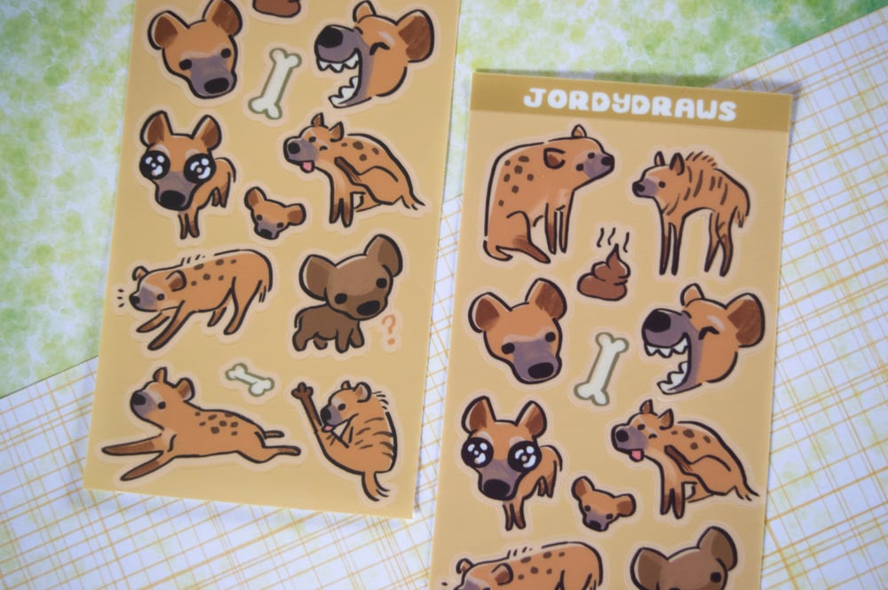 Image of Happy Hyenas Sticker Sheet