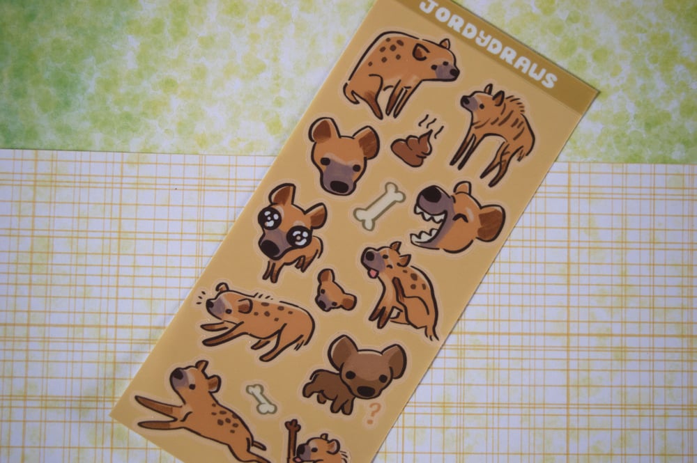 Image of Happy Hyenas Sticker Sheet