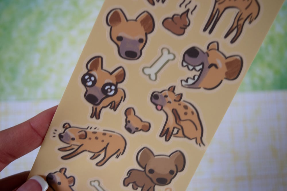 Image of Happy Hyenas Sticker Sheet