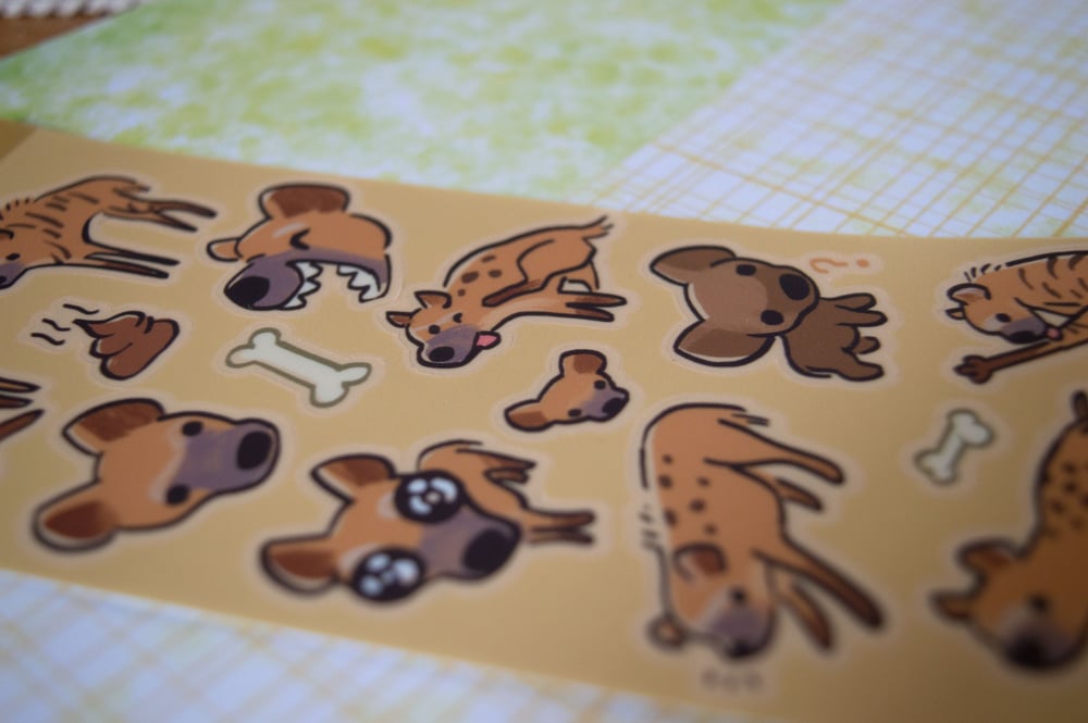 Image of Happy Hyenas Sticker Sheet