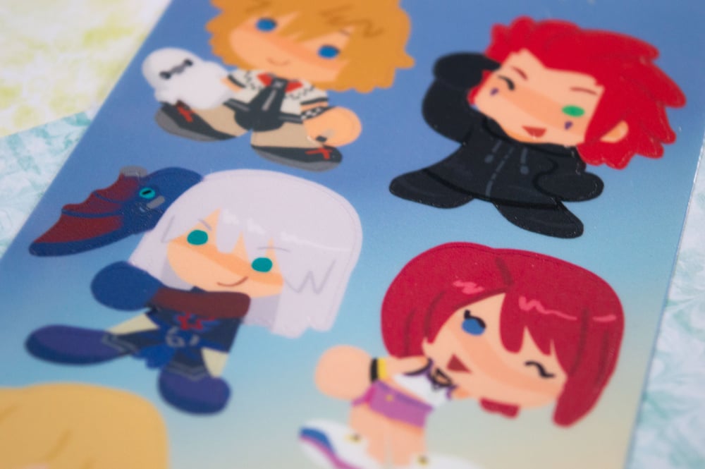 Image of Kingdom Hearts Cuties Sticker Sheet