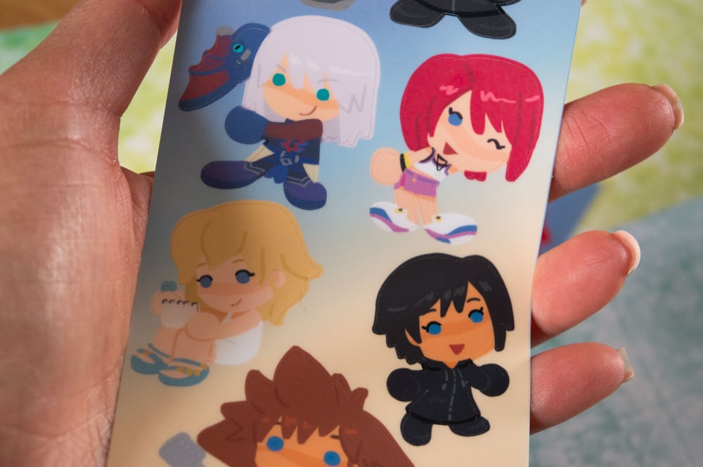 Image of Kingdom Hearts Cuties Sticker Sheet