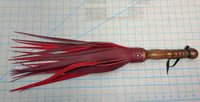 Image 5 of Super Stinger pointed end dark red flogger