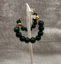 Image 2 of Crystal Gemstone Beaded Earrings