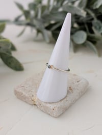 Image 3 of Dainty Gemstone Ring - Made to Order