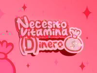 Image 1 of Necesito Vitamina Dinero Die Cut Vinyl Sticker