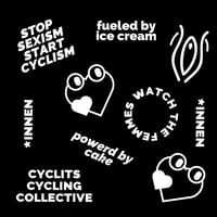 Image 2 of Helm Sticker | black & white | glossy & matt