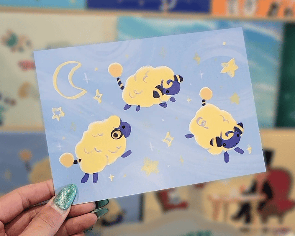 Image of Counting Mareep Print