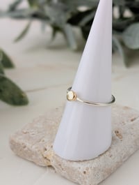 Image 3 of Silver Ring with Gold Accent - Made to Order