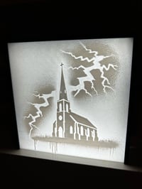 Image 4 of "Strike of Faith" Lithophane, Original piece Limited Edition run of 3