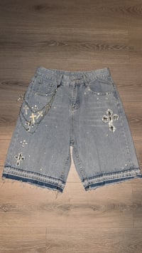 Image 4 of Saint Tropez Embellished Bermudas 