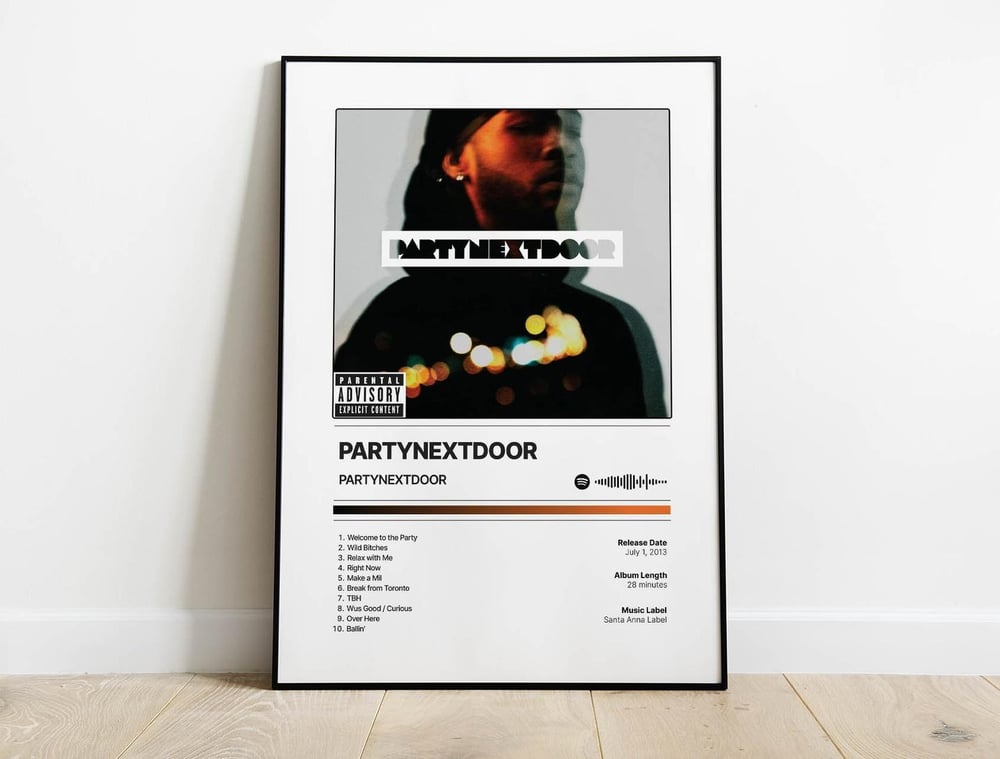 PartyNextDoor – PartyNextDoor Album Cover Poster