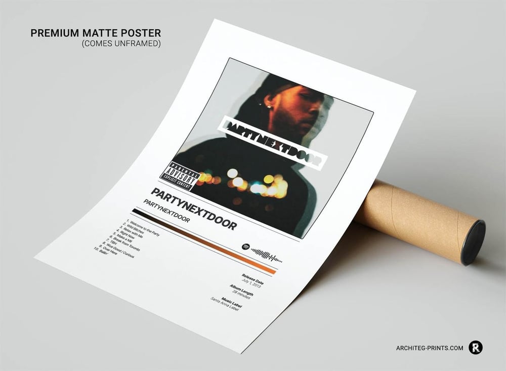 PartyNextDoor – PartyNextDoor Album Cover Poster