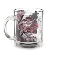 Image 1 of 10oz Witchy Glass Mug - Gothic Halloween Gift & Spooky Decor Drinkware