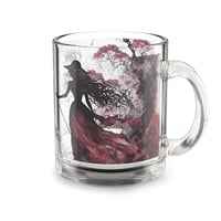 Image 2 of 10oz Witchy Glass Mug - Gothic Halloween Gift & Spooky Decor Drinkware