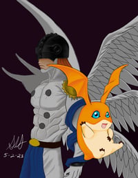Patamon and Angemon