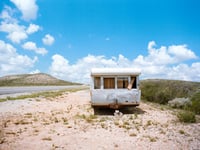 Stranded on 90 by Kat Swansey - Fine Art Print